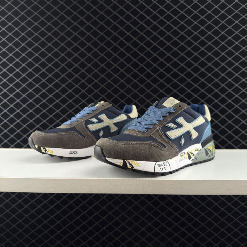 Pantofi sport casual unisex, upper din velur de vițel + textil, șireturi, vârf rotund, talpă plată