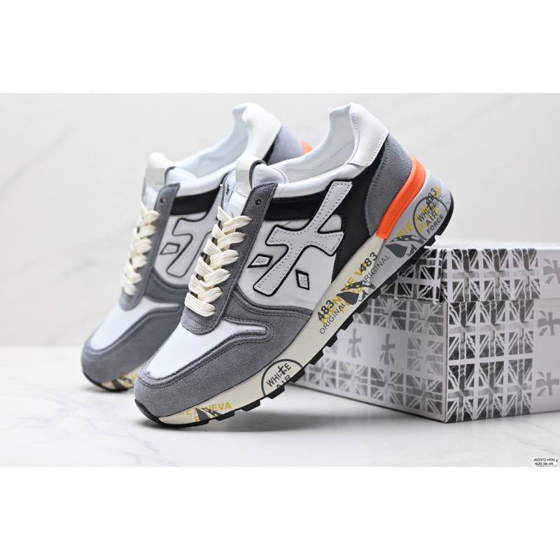 Pantofi sport casual unisex, upper din velur de vițel + textil, șireturi, vârf rotund, talpă plată