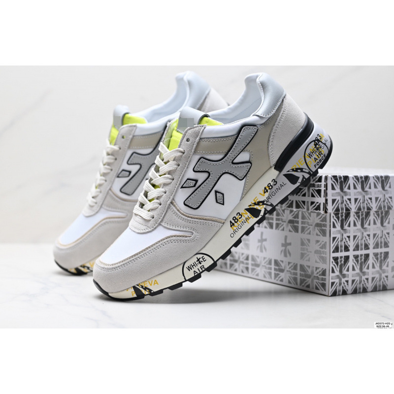 Pantofi sport casual unisex, upper din velur de vițel + textil, șireturi, vârf rotund, talpă plată