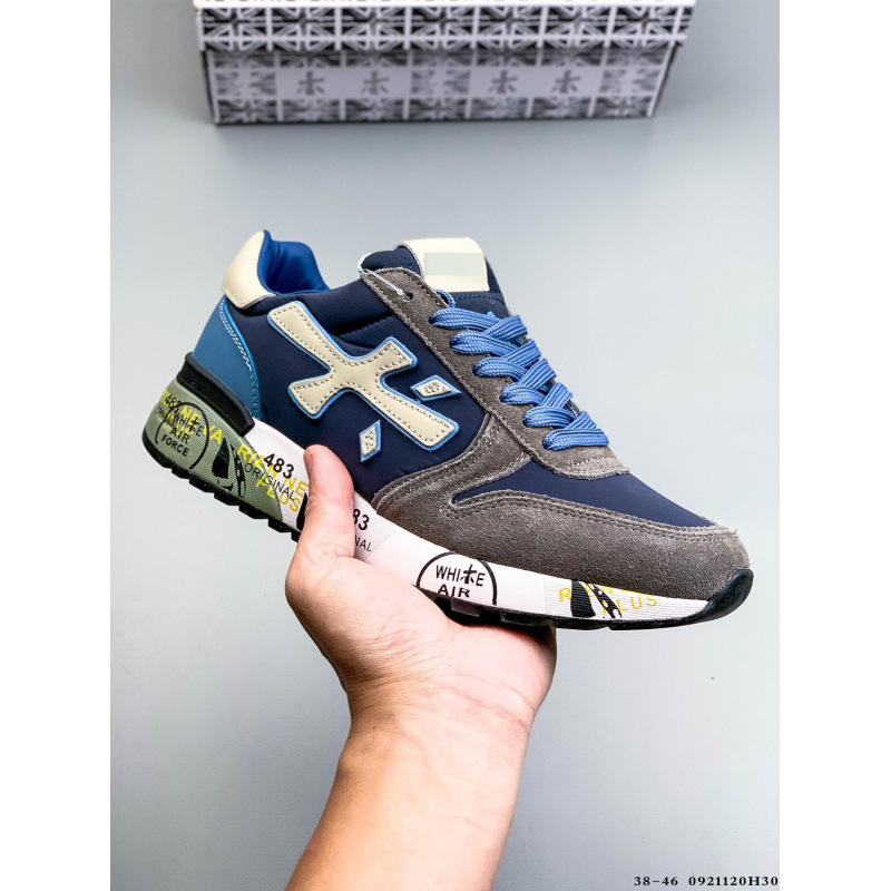 Pantofi sport casual unisex, upper din velur de vițel + textil, șireturi, vârf rotund, talpă plată