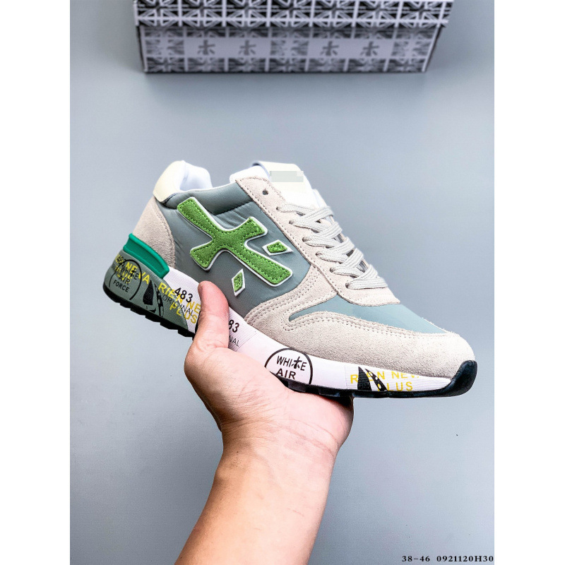 Pantofi sport casual unisex, upper din velur de vițel + textil, șireturi, vârf rotund, talpă plată