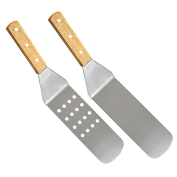 8-dijelni set BBQ alata od nehrđajućeg čelika s nožem i lopaticom, u Oxford torbi, drvo, nehrđajući čelik i silikon, moderan minimalistički dizajn za vanjsku pripremu hrane