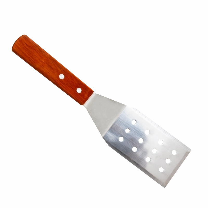 8-dijelni set BBQ alata od nehrđajućeg čelika s nožem i lopaticom, u Oxford torbi, drvo, nehrđajući čelik i silikon, moderan minimalistički dizajn za vanjsku pripremu hrane