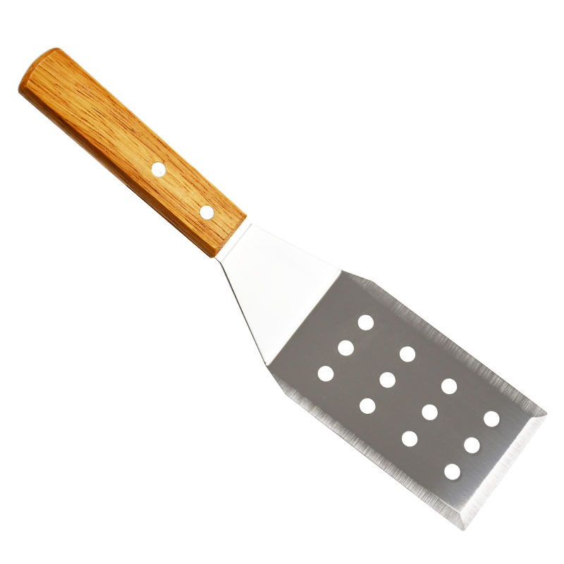 8-dijelni set BBQ alata od nehrđajućeg čelika s nožem i lopaticom, u Oxford torbi, drvo, nehrđajući čelik i silikon, moderan minimalistički dizajn za vanjsku pripremu hrane