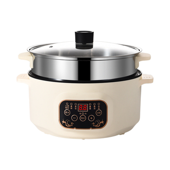 Мултифункционална електрическа готварска тенджера — капацитет 2.1–4 л, за 2–3 души, неръждаема стомана 201, 1–2 слоя, модел 701