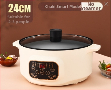 Viacúčelový elektrický hrniec na varenie, objem 2.1–4 L, pre 2–3 osoby, vnútorná vrstva z 201 nerezovej ocele, 1–2 vrstvy, model 701