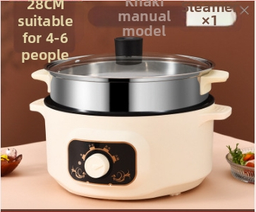 Viacúčelový elektrický hrniec na varenie, objem 2.1–4 L, pre 2–3 osoby, vnútorná vrstva z 201 nerezovej ocele, 1–2 vrstvy, model 701