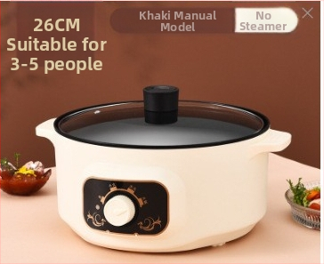 Viacúčelový elektrický hrniec na varenie, objem 2.1–4 L, pre 2–3 osoby, vnútorná vrstva z 201 nerezovej ocele, 1–2 vrstvy, model 701