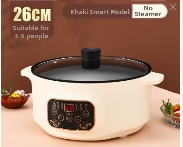 Viacúčelový elektrický hrniec na varenie, objem 2.1–4 L, pre 2–3 osoby, vnútorná vrstva z 201 nerezovej ocele, 1–2 vrstvy, model 701