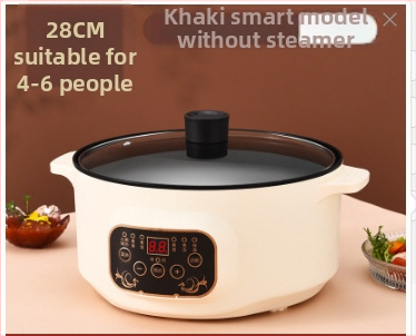 Viacúčelový elektrický hrniec na varenie, objem 2.1–4 L, pre 2–3 osoby, vnútorná vrstva z 201 nerezovej ocele, 1–2 vrstvy, model 701