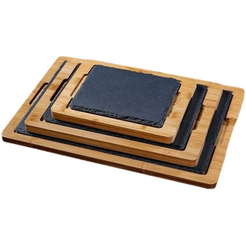 Порцеланова каменна чиния, матирана повърхност, правоъгълна форма, японски стил.