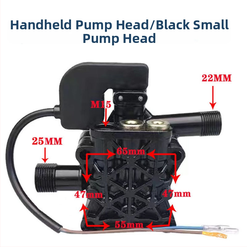 Cap de pompă pentru presiune înaltă portabil, din aluminiu turnat, 220V, cap de pompă cu piston