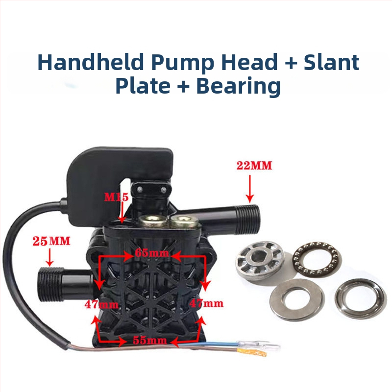 Cap de pompă pentru presiune înaltă portabil, din aluminiu turnat, 220V, cap de pompă cu piston