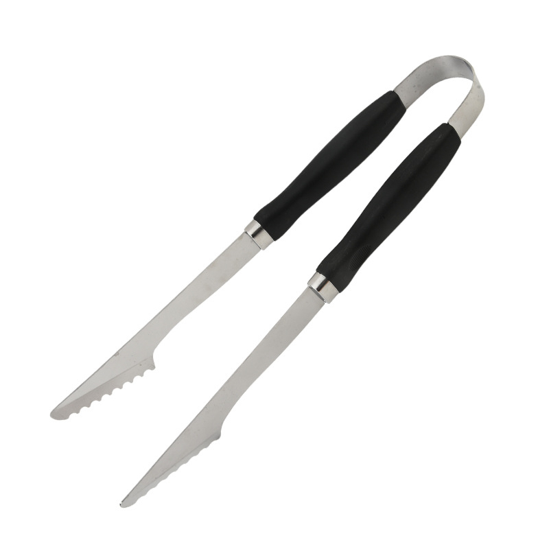 Prijenosni set za roštilj od 410 nehrđajućeg čelika s ručkom u obliku tikve, u torbi od Oxford platna — uključuje nož, klipsu, četku, vilicu, ražnjić i lopaticu