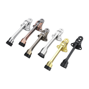 Pedalno upravljavani vrata stopper, cinkova legura, elektroplatiniranje, zidni montaža CT-01, ručno upravljanje, Feiyang, moderni minimalistički stil