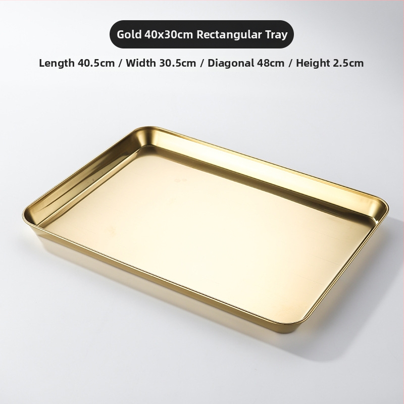 Kórejský štýl z nehrdzavejúcej ocele – štvorcový tanier, vhodný do mikrovlnnej rúry, moderný minimalistický dizajn, prémiová kvalita