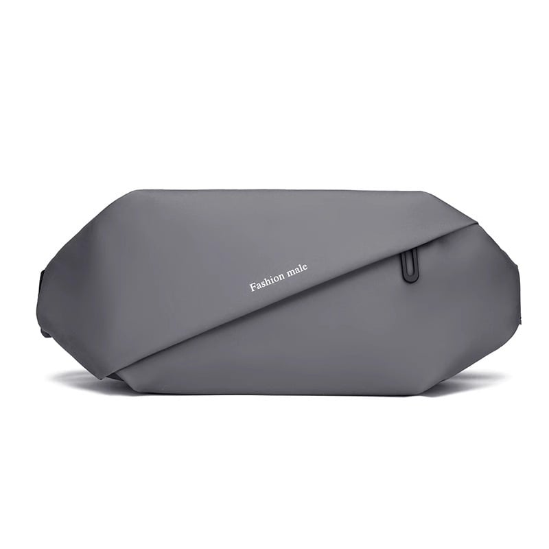 Férfi mellkasi táska fedéllel, városi minimalist stílus, Oxford anyag, poliészter bélés