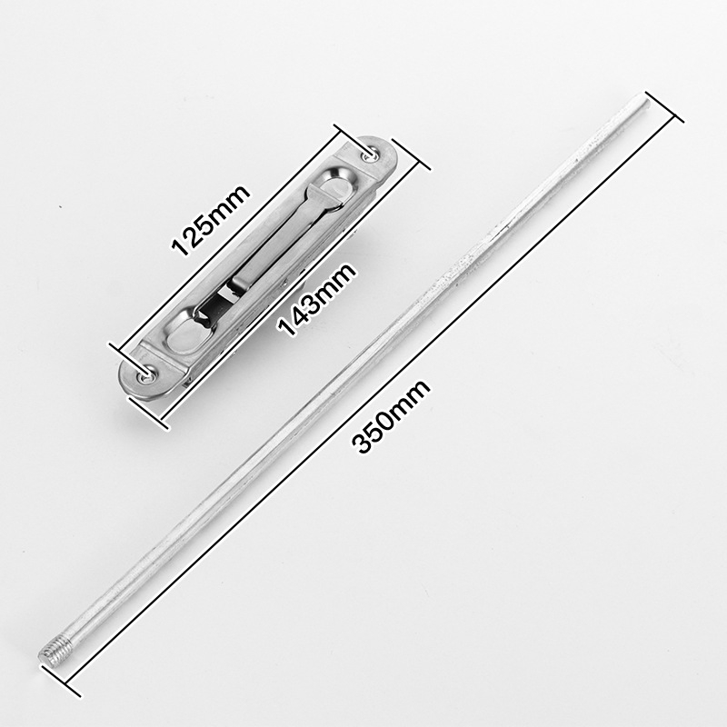 Zăvor ascuns pentru ușă, tip F, oțel inoxidabil 304, electroplacare, stil modern