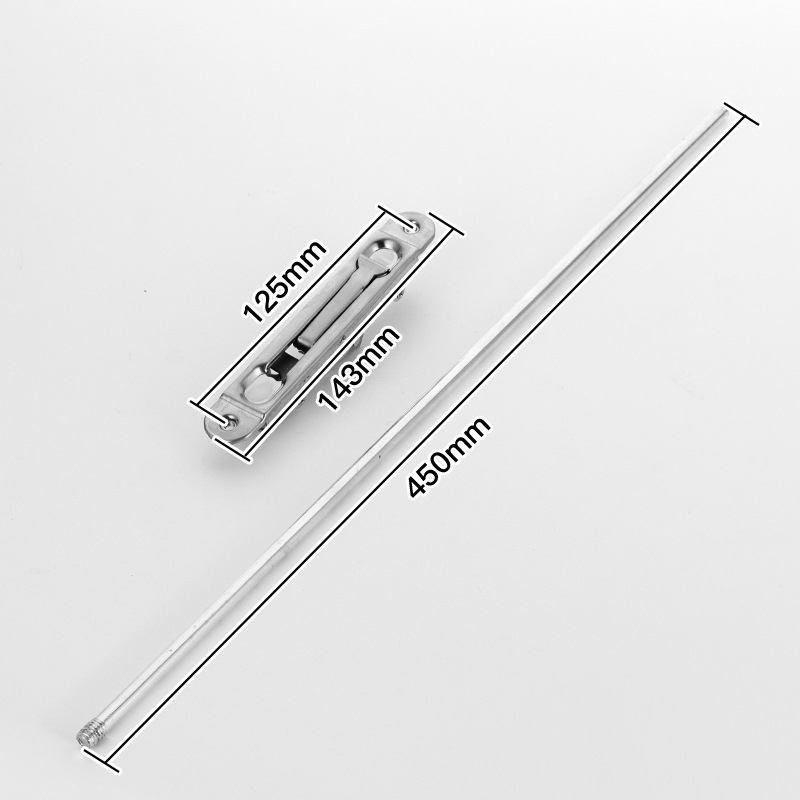 Zăvor ascuns pentru ușă, tip F, oțel inoxidabil 304, electroplacare, stil modern