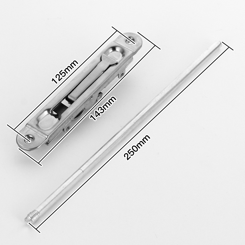 Zăvor ascuns pentru ușă, tip F, oțel inoxidabil 304, electroplacare, stil modern