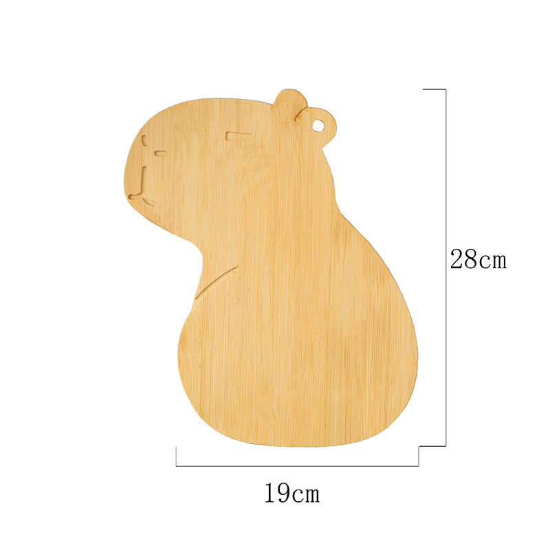 Nanzhu faanyagú vágódeszka, élelmiszer-minőség, kétoldalas, 1 cm vastagság, növényi olaj felülettel