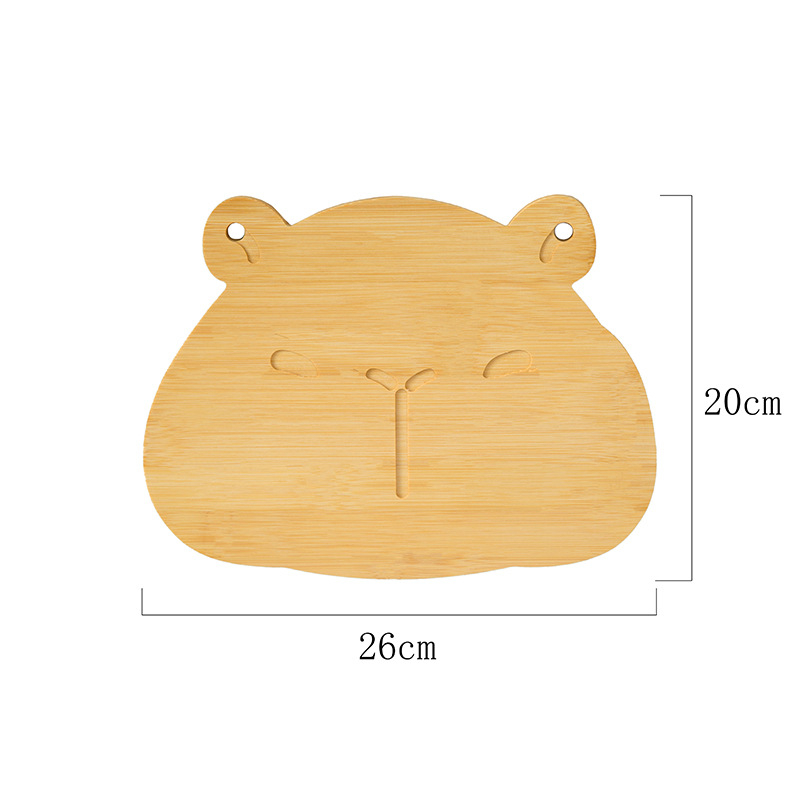 Nanzhu faanyagú vágódeszka, élelmiszer-minőség, kétoldalas, 1 cm vastagság, növényi olaj felülettel