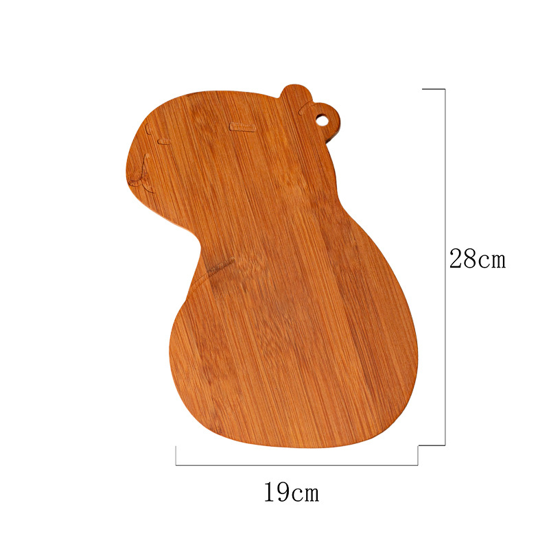 Nanzhu faanyagú vágódeszka, élelmiszer-minőség, kétoldalas, 1 cm vastagság, növényi olaj felülettel