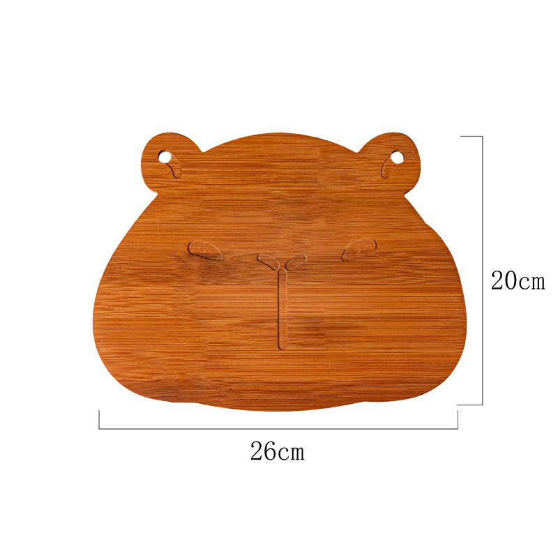 Nanzhu faanyagú vágódeszka, élelmiszer-minőség, kétoldalas, 1 cm vastagság, növényi olaj felülettel