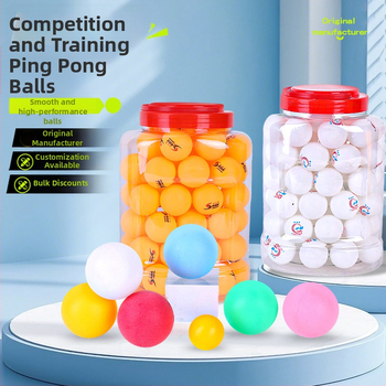 Loptičky na stolný tenis pre tréning a súťaže, PP materiál, vhodné pre stolný tenis a badminton