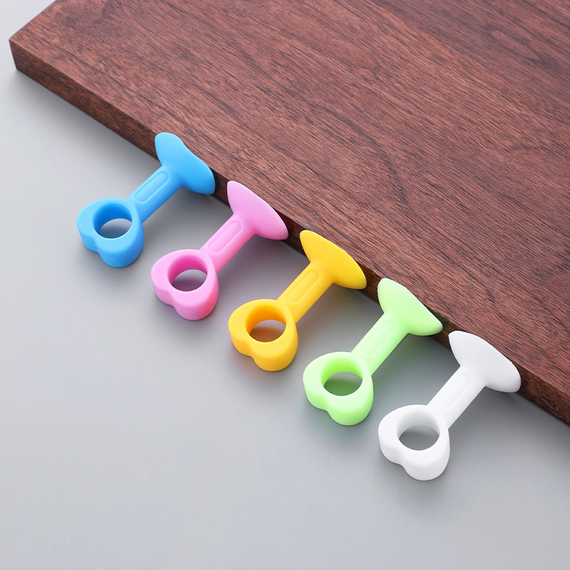 Szilikon ajtó stopper (T-típus, falra szerelt, rejtett kivitel, automatikus, Típus A)