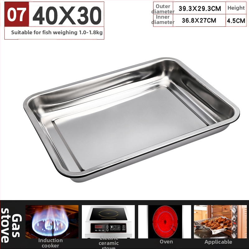 Tiganj za roštiljsku ribu — Željezni, kvadratnog oblika, završni premaz elektroforezom, kineski stil, sklopiv