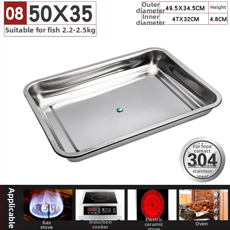 Tiganj za roštiljsku ribu — Željezni, kvadratnog oblika, završni premaz elektroforezom, kineski stil, sklopiv