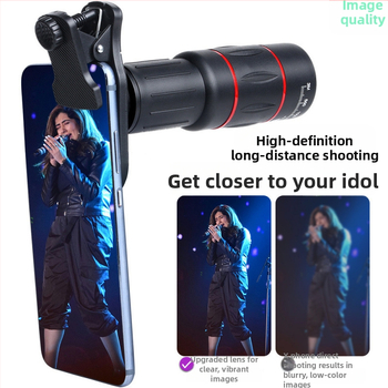 Monokulárny ďalekohľad pre smartfón, 18× zväčšenie, model Red Circle Long Style, vonkajšia fotografia na koncerty
