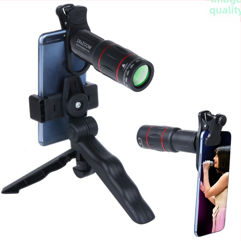 Monokulárny ďalekohľad pre smartfón, 18× zväčšenie, model Red Circle Long Style, vonkajšia fotografia na koncerty