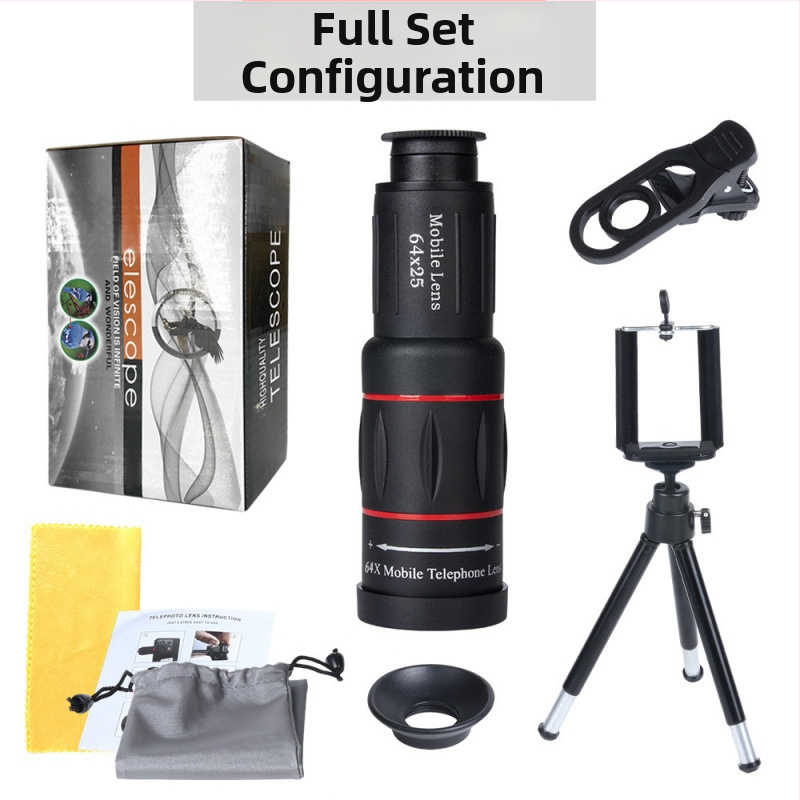 Monokulárny ďalekohľad pre smartfón, 18× zväčšenie, model Red Circle Long Style, vonkajšia fotografia na koncerty