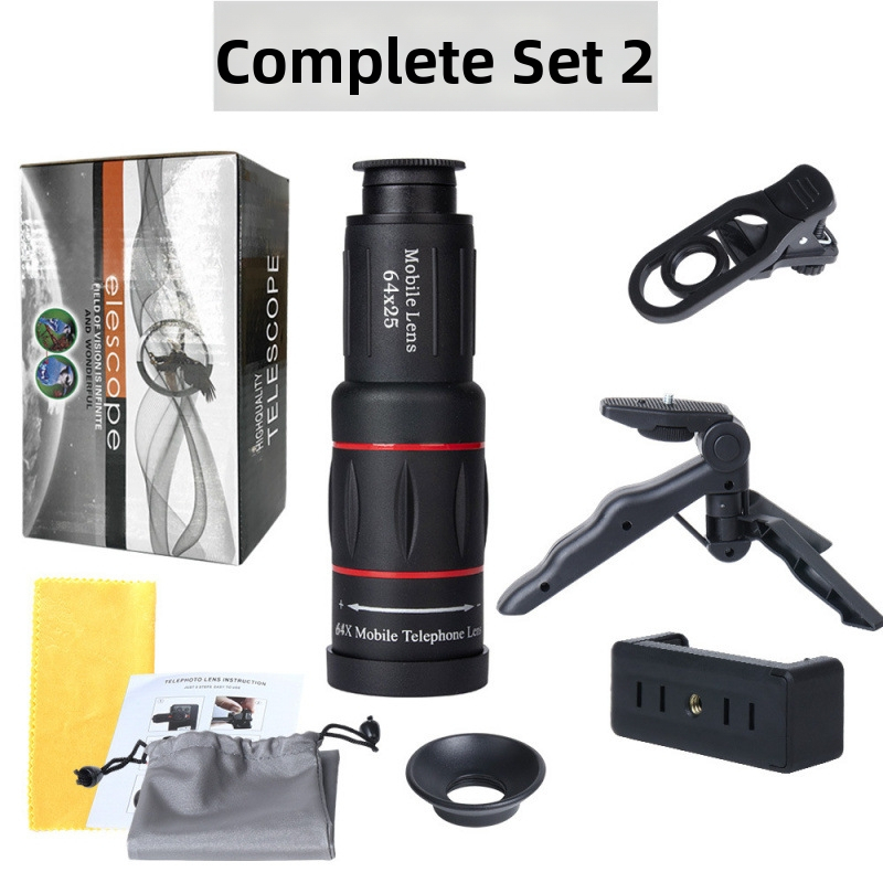 Monokulárny ďalekohľad pre smartfón, 18× zväčšenie, model Red Circle Long Style, vonkajšia fotografia na koncerty