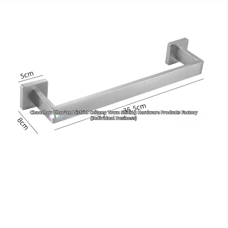 Shuoen 5-частов комплект за баня от неръждаема стомана: стенен държач за хартиена кърпа, държач за кърпи и закачалки; материал: 304 неръждаема стомана; тегло 1280 g; фино полиране; стил: модерен минимализъм