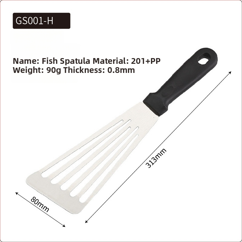 Rozsdamentes acél teppanyaki spatula készlet kültéri grillsütéshez — modern minimalista design, tartalmaz spatulákat steakhez és palacsintákhoz, testreszabható