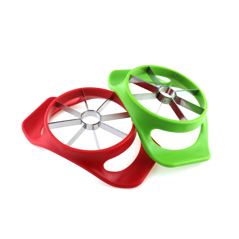 Többfunkciós alma vágóeszköz magkivágással, hámozással és szeleteléssel — ABS+430 rozsdamentes acél; testreszabható feldolgozás; logó nyomtatás elérhető