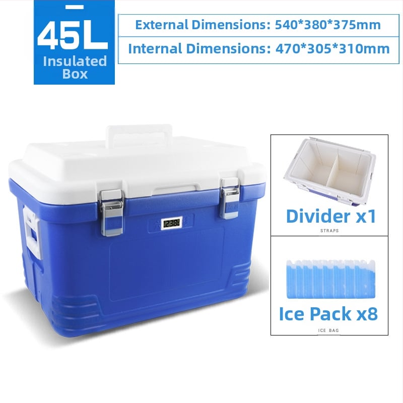 Six Fir cooler medical portabil pentru insulină, medicamente și lapte matern; izolație PU cu șase fețe; temperatură minimă de refrigerare 1°C