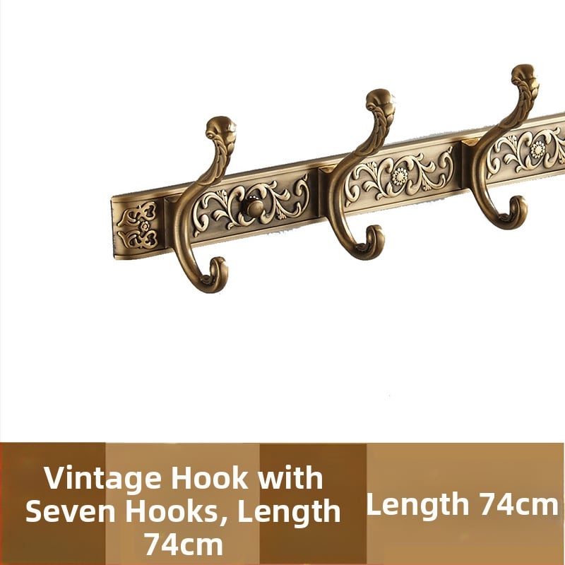 Стенен закачалник с куки, американски стил, сплав, антично боядисване, 2 кг, марка Seth