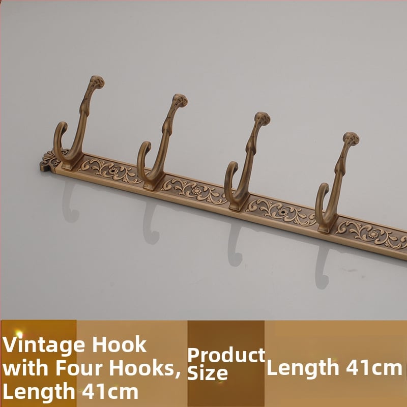 Стенен закачалник с куки, американски стил, сплав, антично боядисване, 2 кг, марка Seth