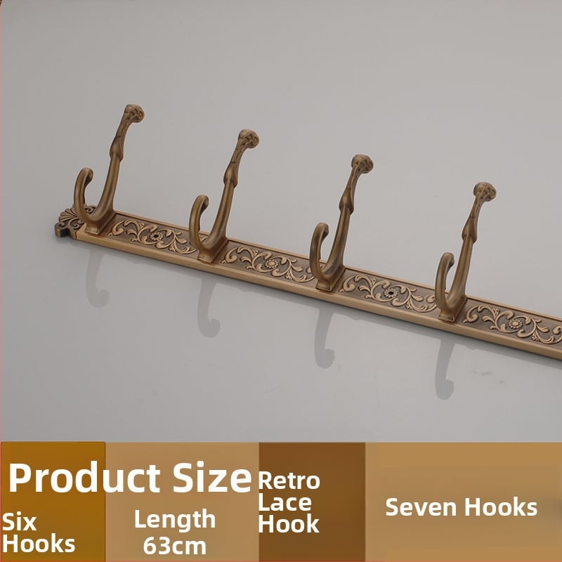 Стенен закачалник с куки, американски стил, сплав, антично боядисване, 2 кг, марка Seth