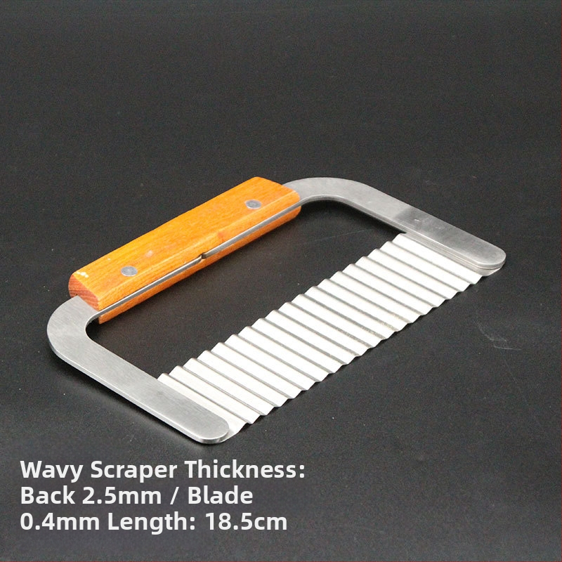 Sada teppanyaki špachtľí s drevenou rúčkou, nerezová oceľ – vysokoteplotná odolnosť, proti popáleniu, obsahuje špachtu na steak a grilovaciu špachtľu