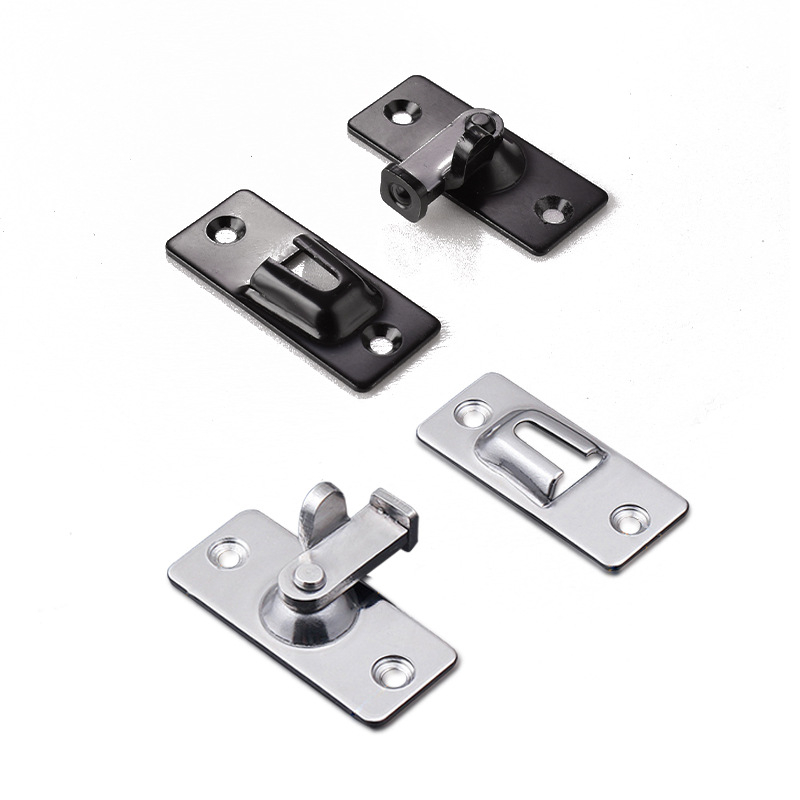 Zăvor de ușă din oțel inoxidabil la 90° – Tip A, finisaj periat, model 90 Degree Door Buckle, Orford