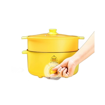 Електрическа готварска плоча с двойна дръжка и управление чрез копче, интегриран дизайн, за 4–5 порции