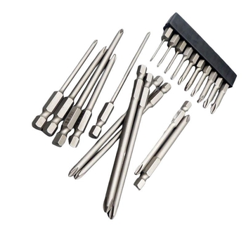 Set de biti magnetici, duri pentru șurubelnițe electrice: Philips, plat, Torx și HEX, pentru bormașini fără fir și șurubelnițe manuale