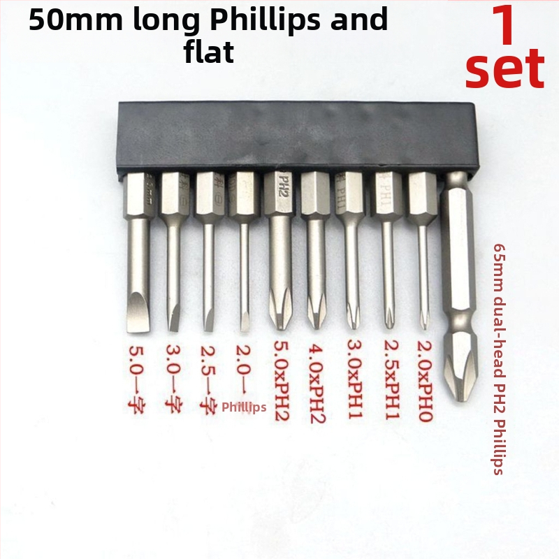 Tvrdý magnetický súbor bitov pre skrutkovače: Philips, ploché, Torx a HEX bity, pre bezdrôtové a ručné vŕtačky