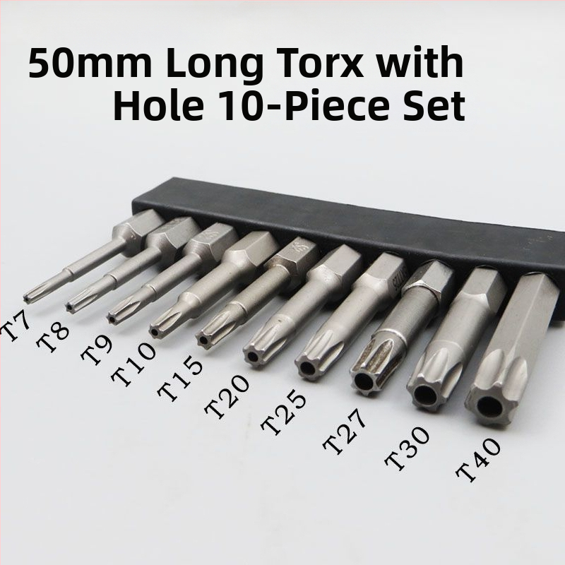 Tvrdý magnetický súbor bitov pre skrutkovače: Philips, ploché, Torx a HEX bity, pre bezdrôtové a ručné vŕtačky