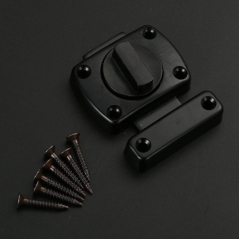 Broască de ușă cu buton, model stânga/dreapta, din aliaj de zinc, finisaj periat, stil lux ușor, Dawei